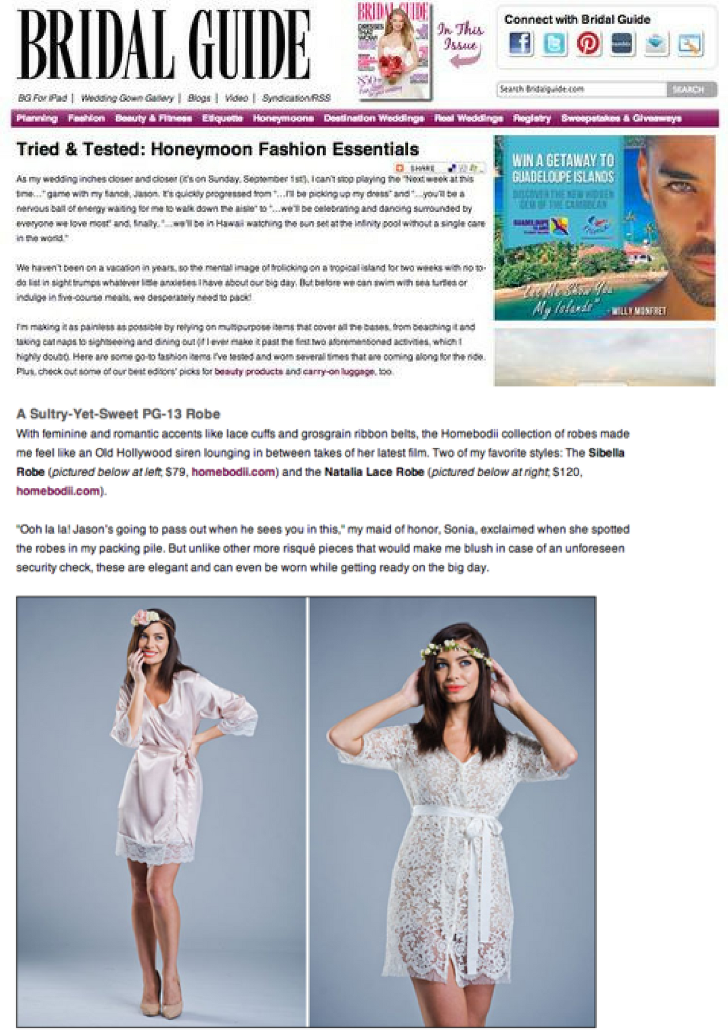 Bridal Guide: Honeymoon Wardrobe Must Haves.