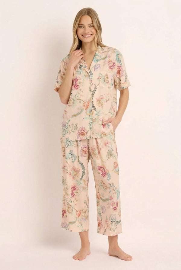 Bijou Capri Pyjama - Blush
