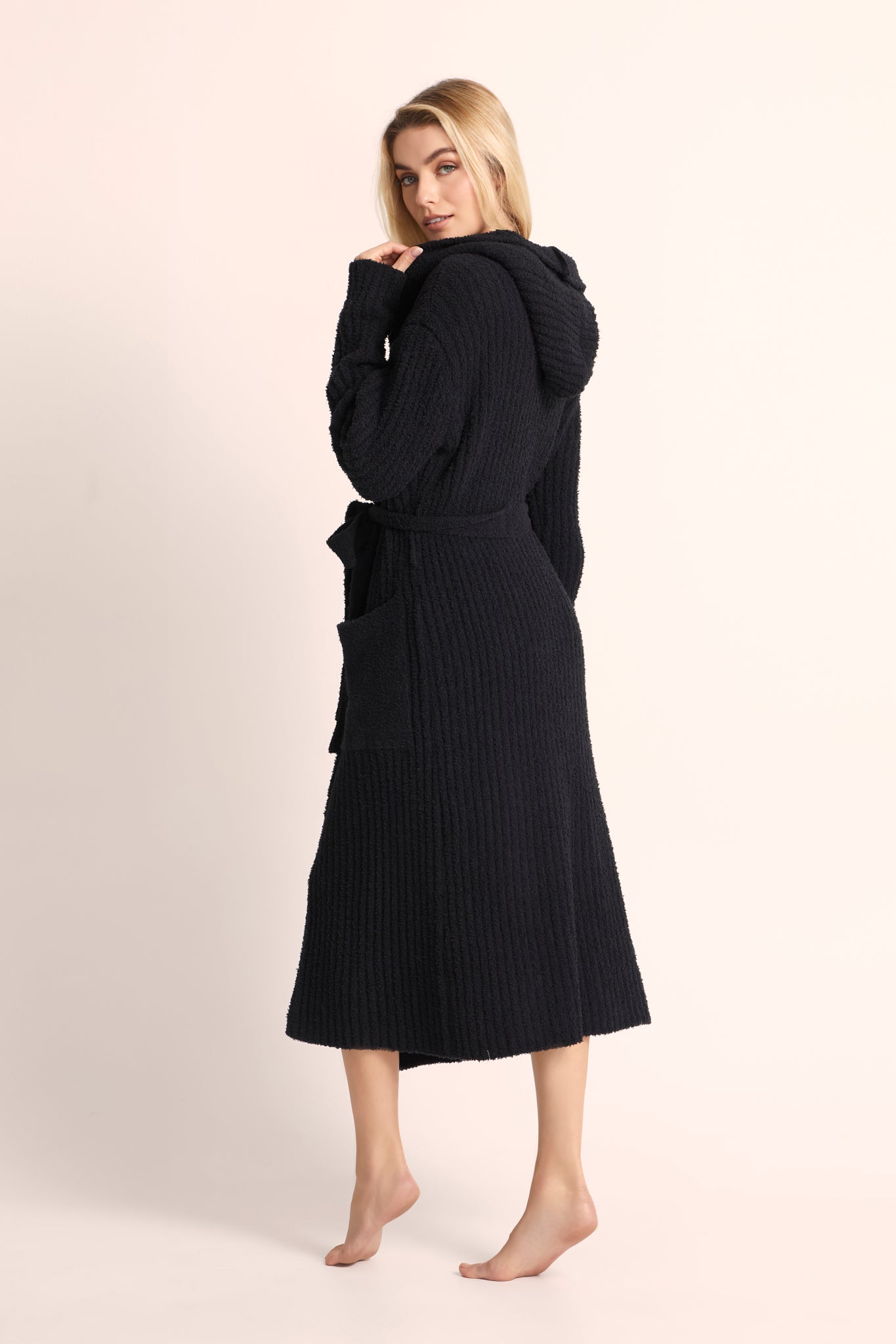 Ultimate cosey lux robe black