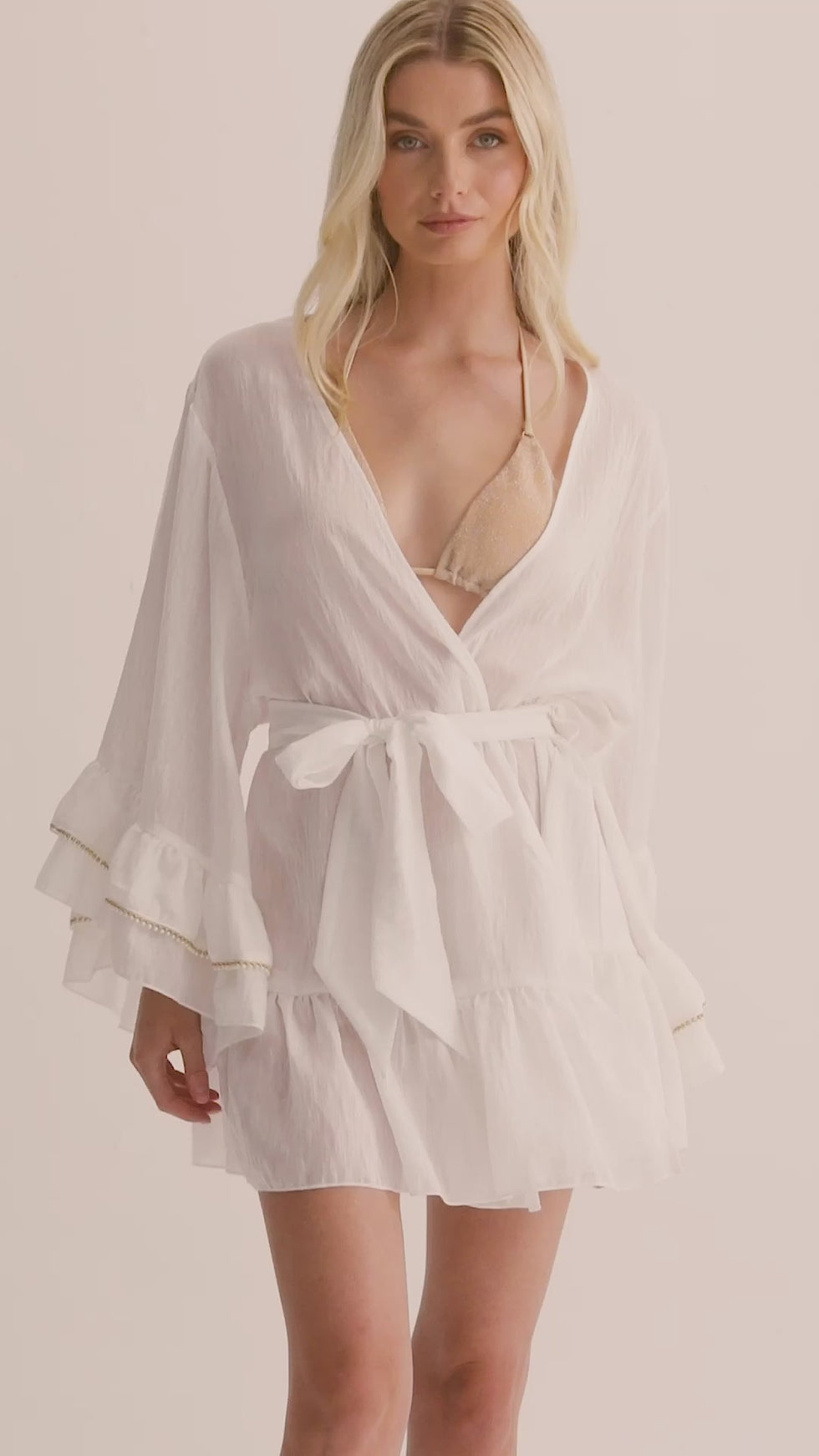 Ischia Kimo Robe White | Homebodii – Homebodii AU