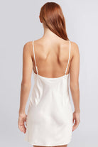 Jasmine Satin Slip  White | Homebodii