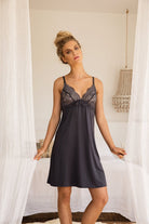 Mirabella Maternity Nightie Charcoal | Homebodii