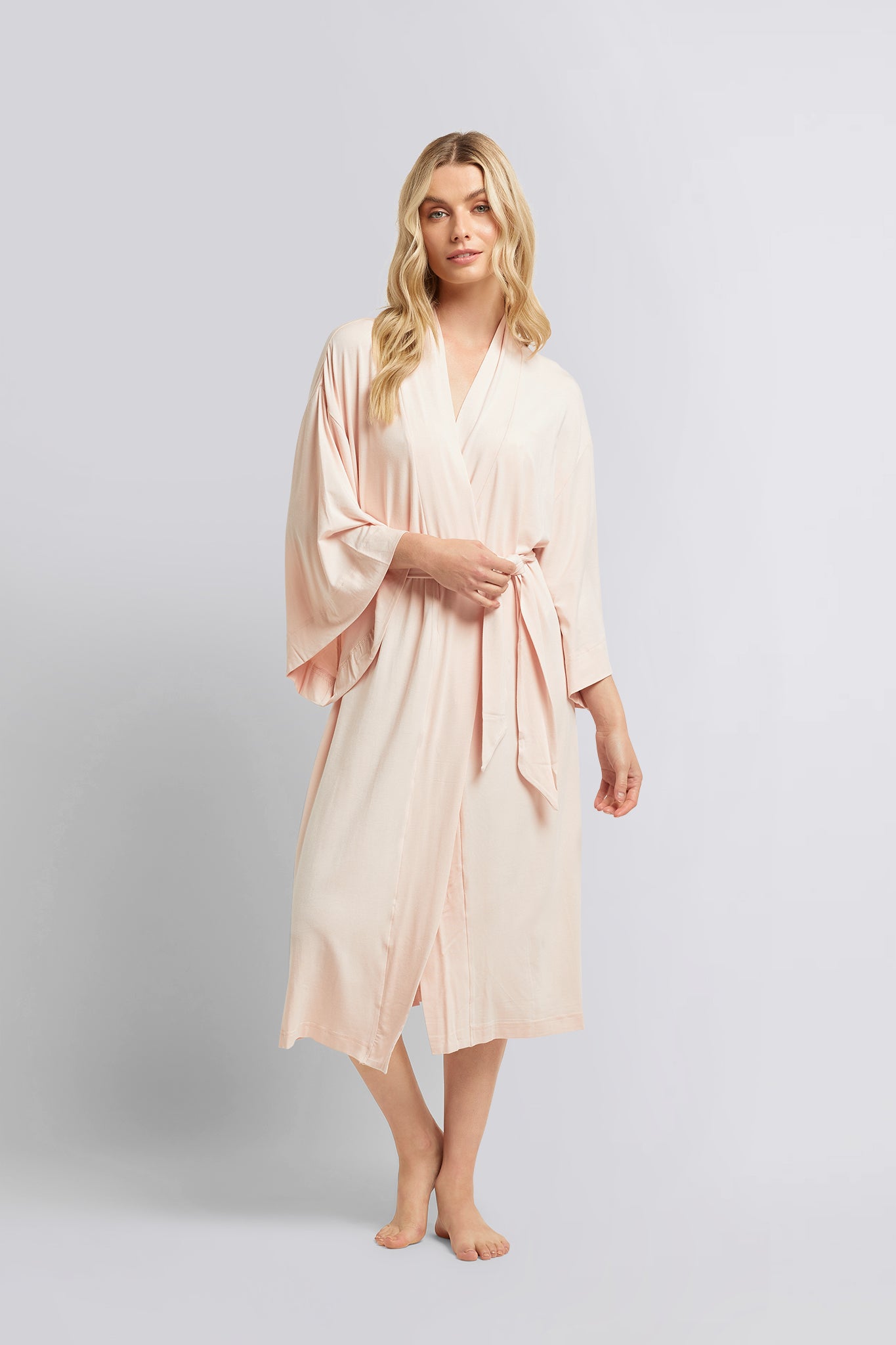 Petra Modal Robe Blush | Homebodii