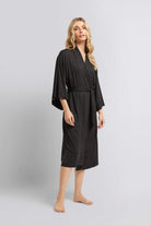 Petra Modal Robe Black | Homebodii