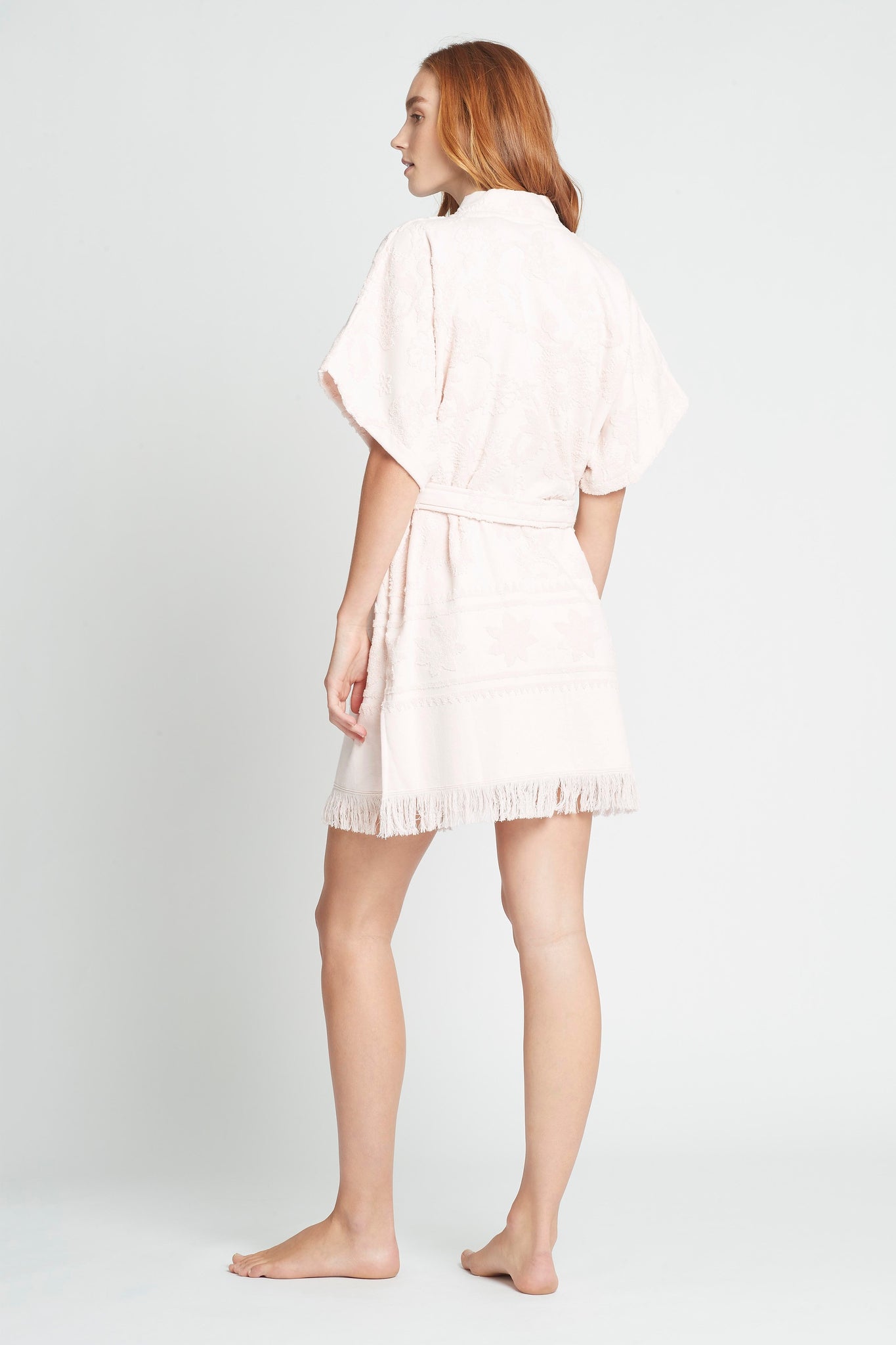 Homebodii Burleigh Towelling Robe  Blush | Homebodii