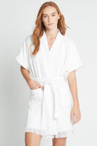 Homebodii Burleigh Towelling Robe  White | Homebodii