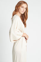 Jasmine Womens Satin Long Robe - Champagne | Homebodii AU.
